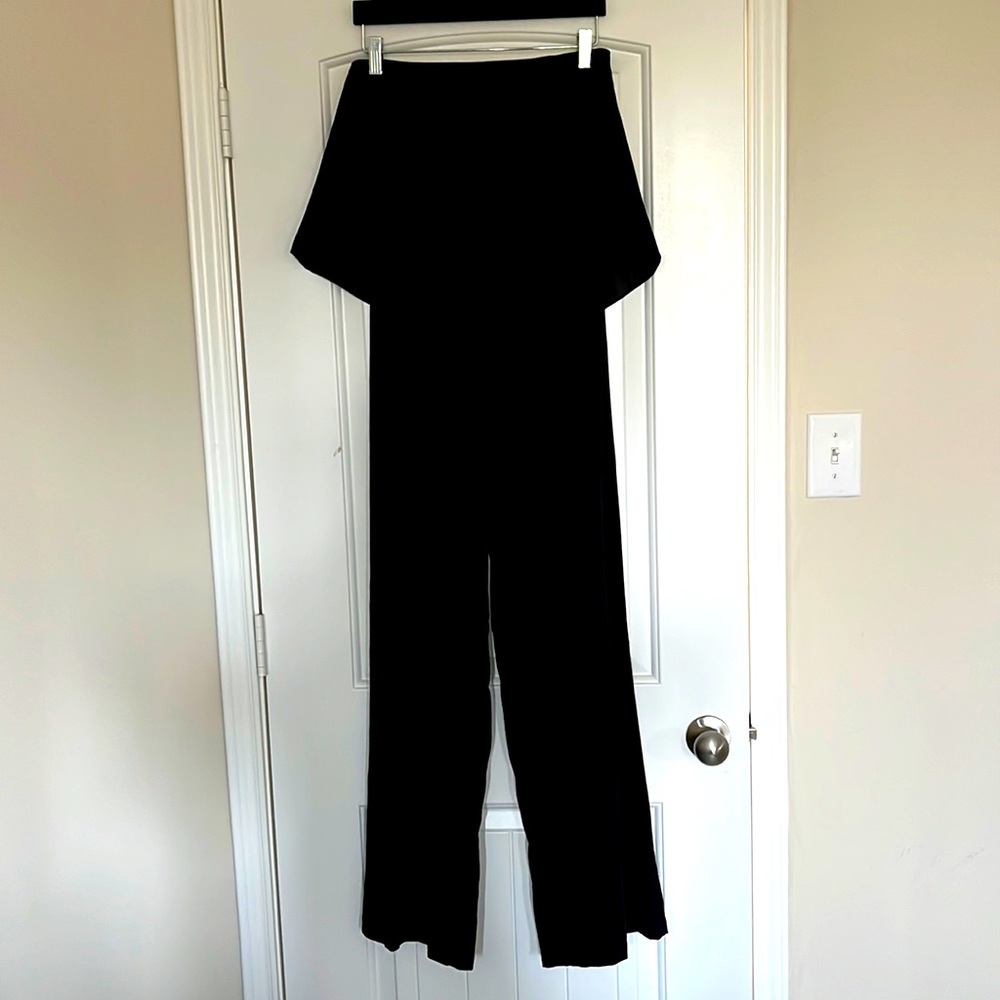 Strapless Jumpsuit with Strappy Back